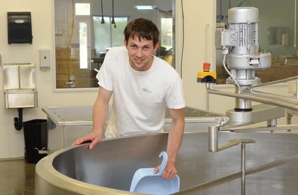 Cheese maker Shep of Gunn's Hill
