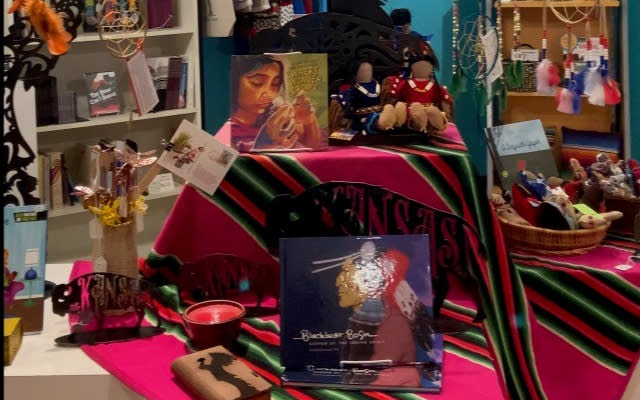 Merchandise sits on sale in the Mid-American All-Indian Museum gift shop
