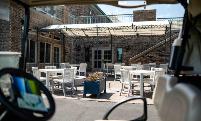 The Brooklyn Golf Cart Patio