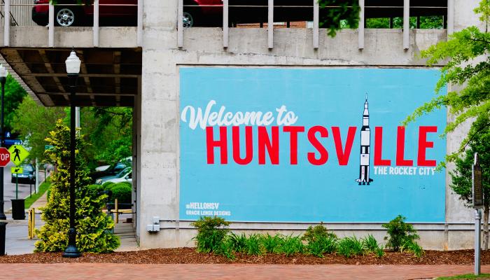 Welcome to Huntsville mural - crop