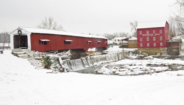 Parke County Covered Bridge Christmas