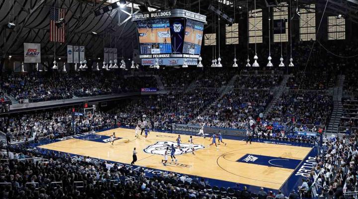 Hinkle Fieldhouse at Butler University Indianapolis IN