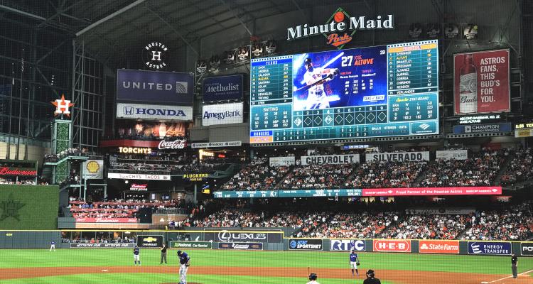 Minute Maid Park During an Astros Game