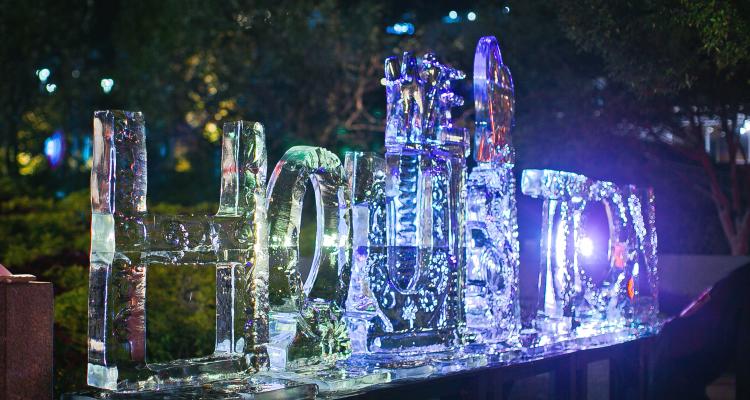 Houston Ice Sculpture at Frostival