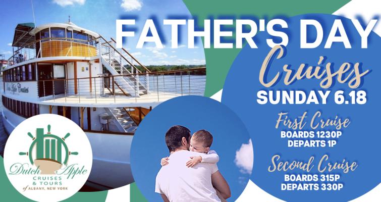 Advertisement for Dutch Apple Father's Day cruises