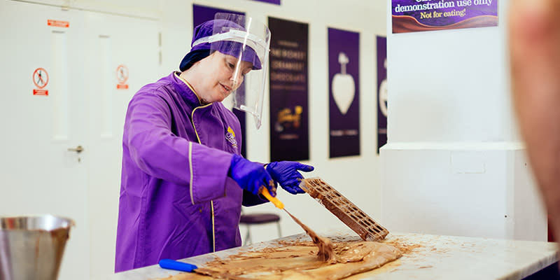 Making chocolate at Cadbury World