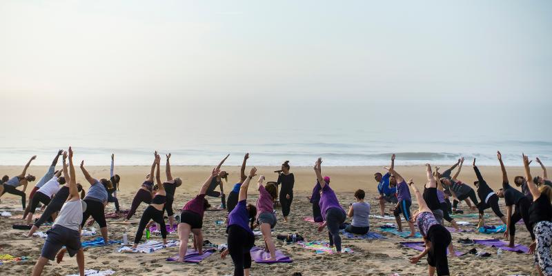 Yoga on the Beach