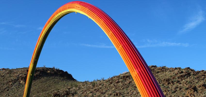Desert X Lover's Rainbow by Pia Camil