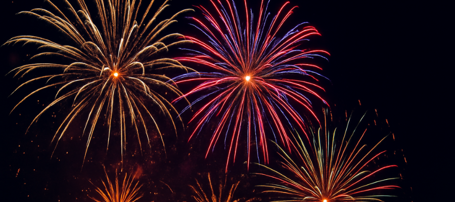 Fireworks in the Cotswolds