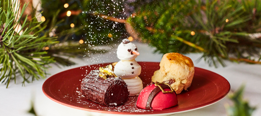 Slaughters Country Inn Festive Afternoon Tea