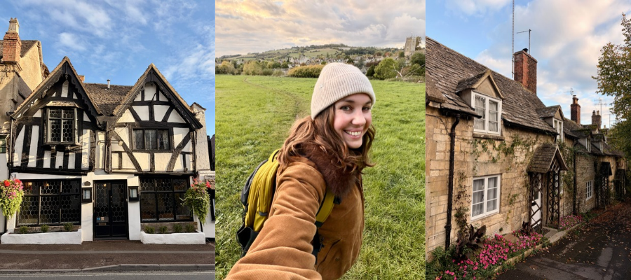 Trio of Winchcombe Images. Historic buildings, Sian Lewis and Cosy streets
