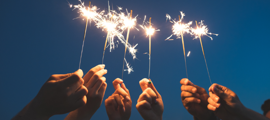 Fireworks in the cotswolds