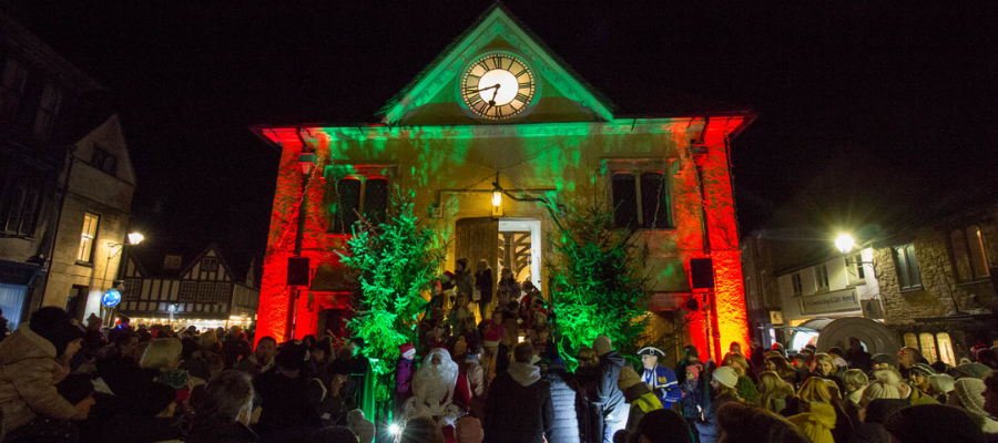 Tetbury Christmas Lights Switch On