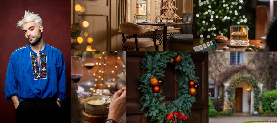 Whatley Manor Festive Afternoon Tea in The Cotswolds
