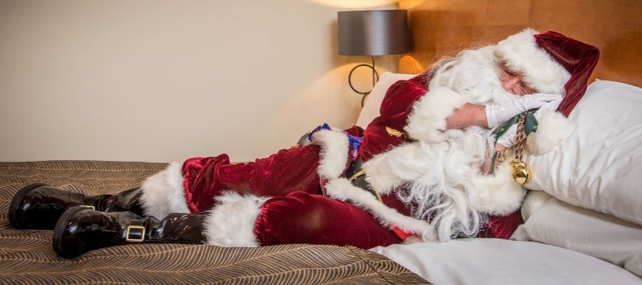 Three ways House Hotel meet santa in The Cotswolds