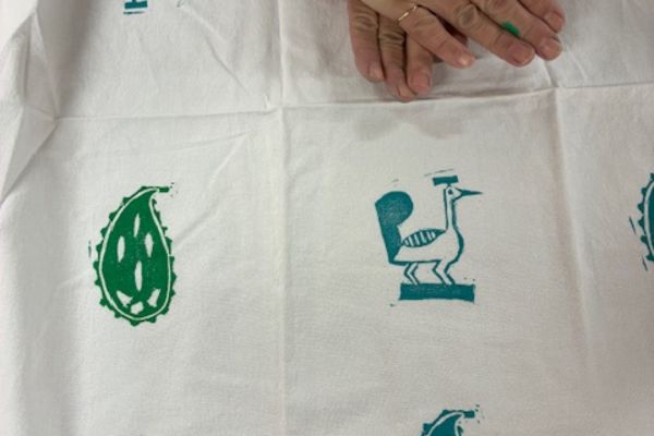 Block Printing on Fabric