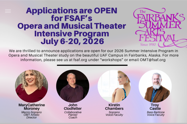 Workshop: FSAF Opera and Musical Theatre Intensive