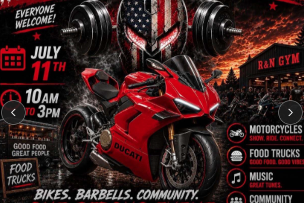 R&N Gym Bikes & Barbells! Open House