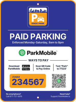 ParkMobile Sign