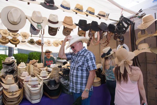 Big Hat Days Hat Booth