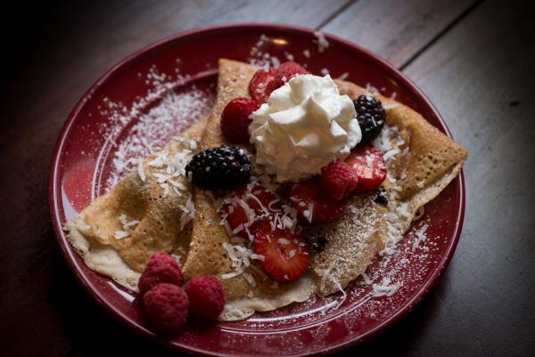 Crepes at Old Mill Cafe