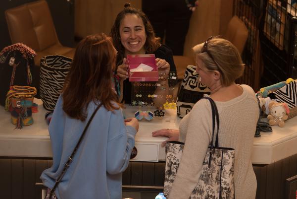 Shoppers at Savage Mill