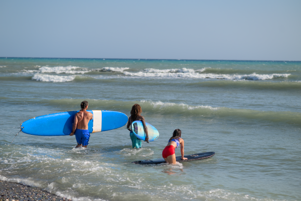 Surfing at Bull Bay - Wickie Wackie