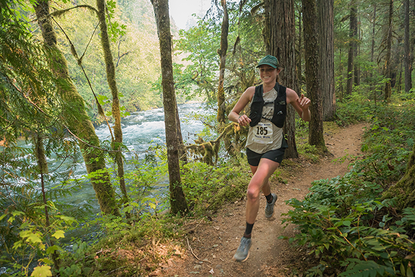 McKenzie River Trail Runner by Michael Sherman