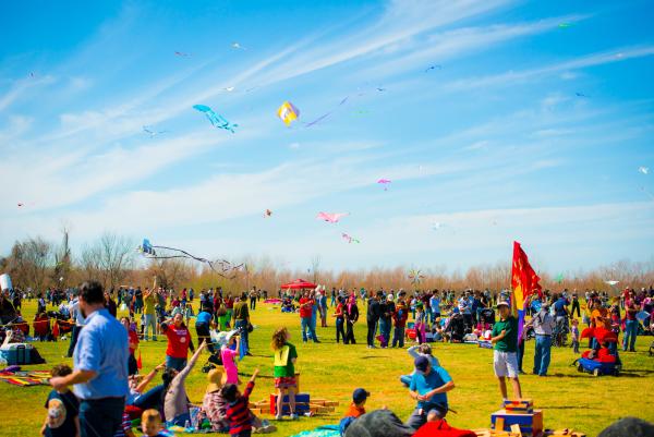 Kite Festival at Crown Festival Park at Sugar Land.