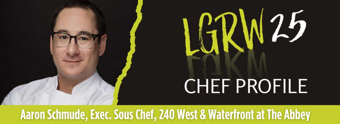 Chef profile header image for Chef Schmude at The Abbey