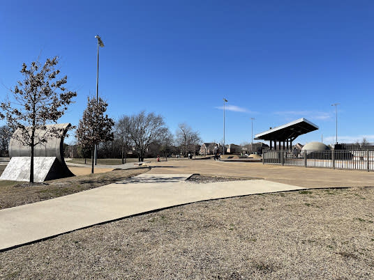 Skate park and pavilion