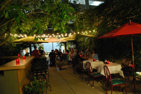 Angelina Restaurant Patio Garden