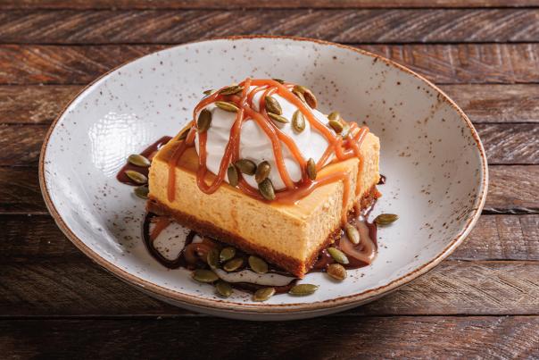 Lazy Dog Pumpkin Cheesecake