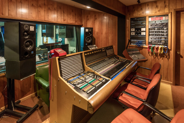 recording booth at muscle shoals sound studio