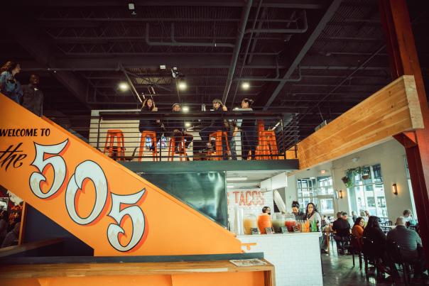Interior of 505 Central Food Hall
