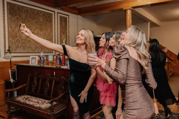 Group of girls taking a selfie
