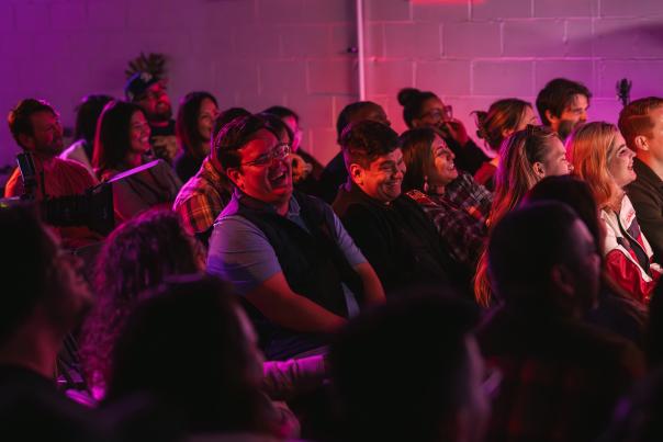 Don't Tell Comedy Anaheim, People Laughing