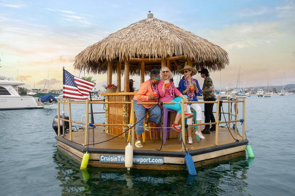 Cruising Tikis Newport Beach private boat