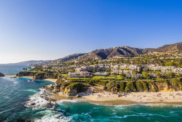 Montage Laguna Beach Hotel, private beach entrance