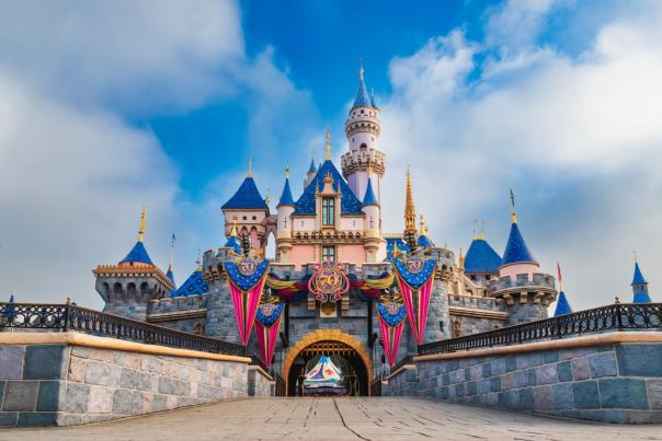 Disneyland Resort Castle 70 celebration