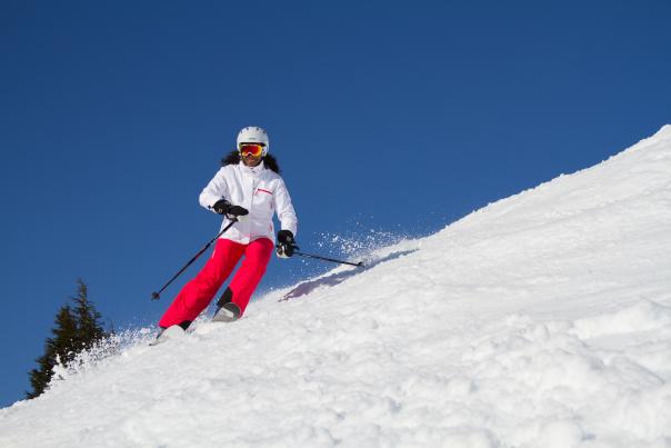skiing at Alyeska Resort