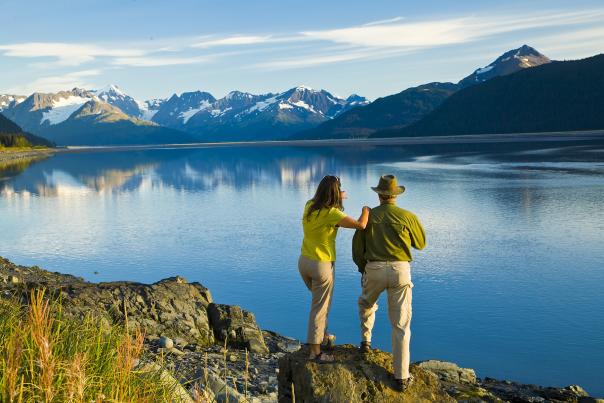 Turnagain Arm sightseeing Anchorage Alaska