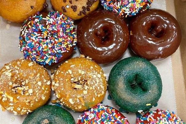 Box of Sandy Pony donuts