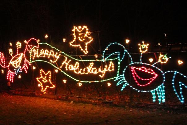 Holiday Lights with Crabs