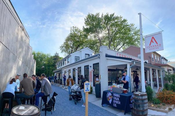 Forward Brewing in the Eastport neighborhood of Annapolis