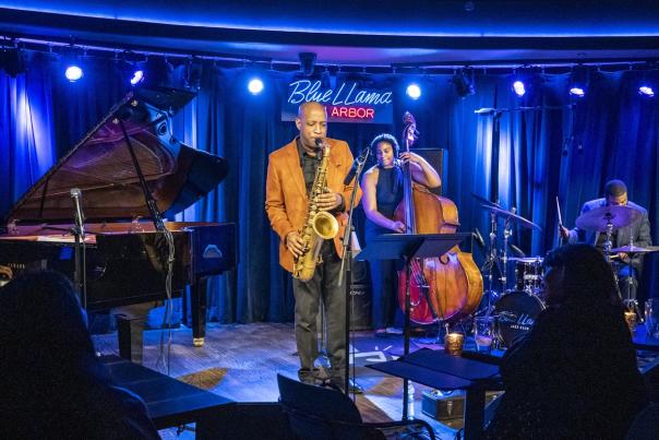 Band performs at Blue LLama Jazz Club