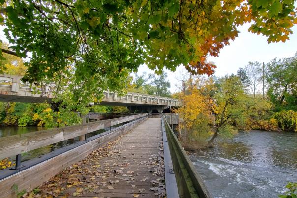 Riverside Park in fall