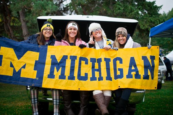 University of Michigan tailgaters