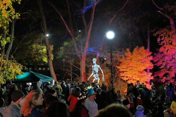 all hallows illumination for ypsi in october