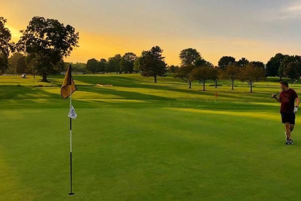 Golfing at Huron Hills, Ann Arbor